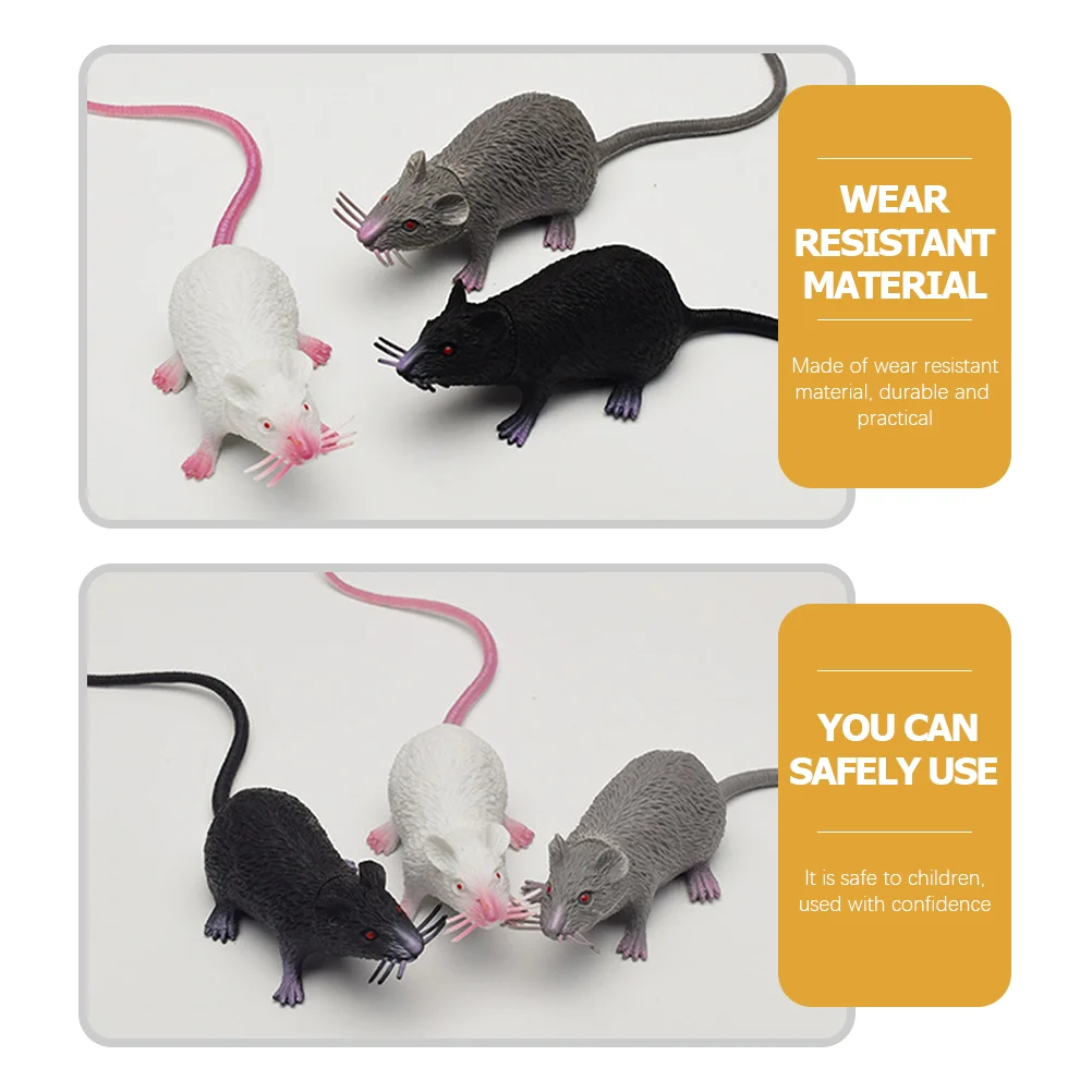 6-шт. игрушка-орго имитация мыши интерактивные игрушки для домашних животных