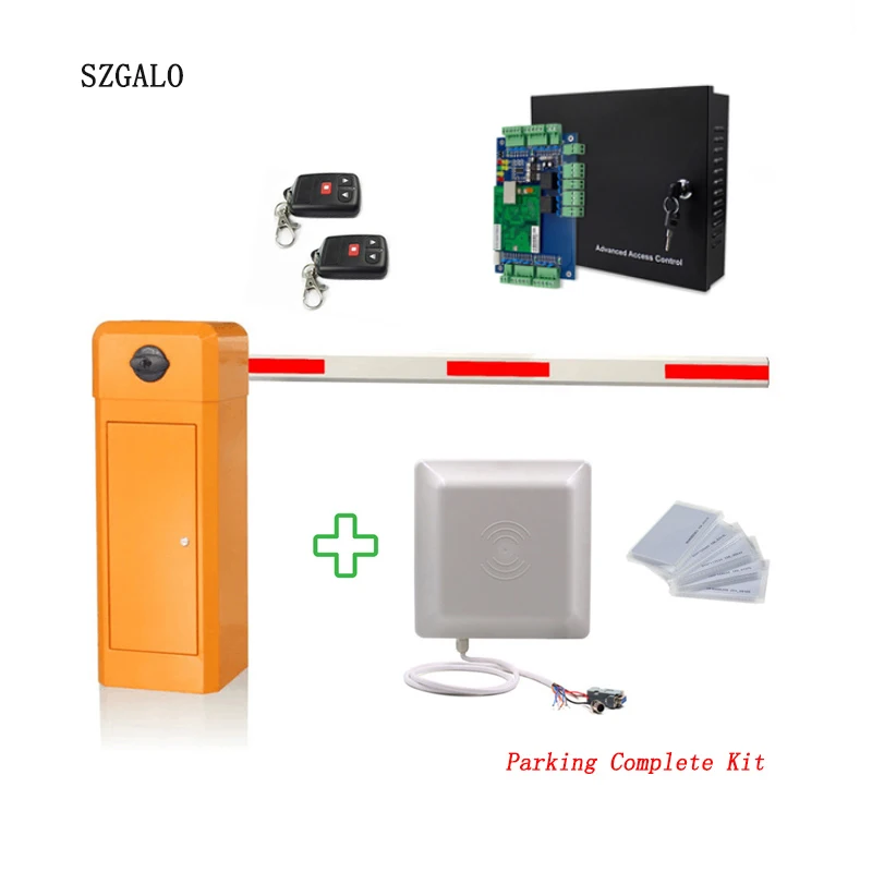 

Automatic Barrier for Parking Systemand Toll System with UHF Readers Cards Control Center Complete kit