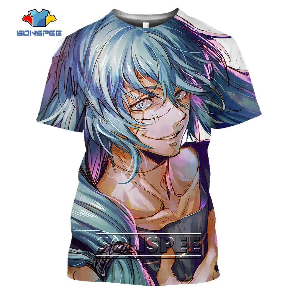 

SONSPEE Mahito Jujutsu Kaisen T-Shirt 3D Print Men Women's Hip Hop Cartoon Anime Harajuku Clothing Oversized Kids Tshirts Tops
