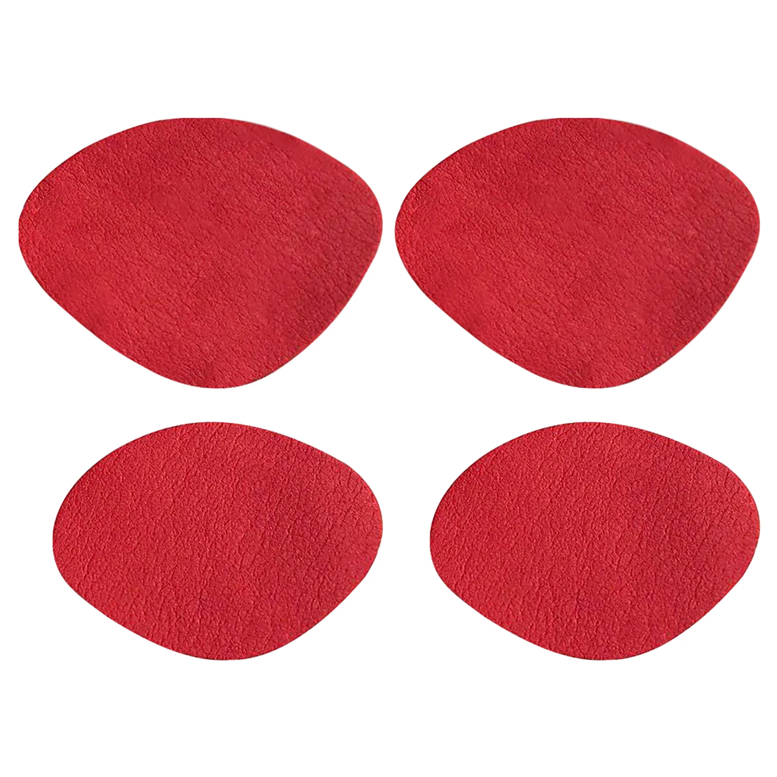 

4 шт., водонепроницаемые самоклеящиеся стельки из ПУ кожи