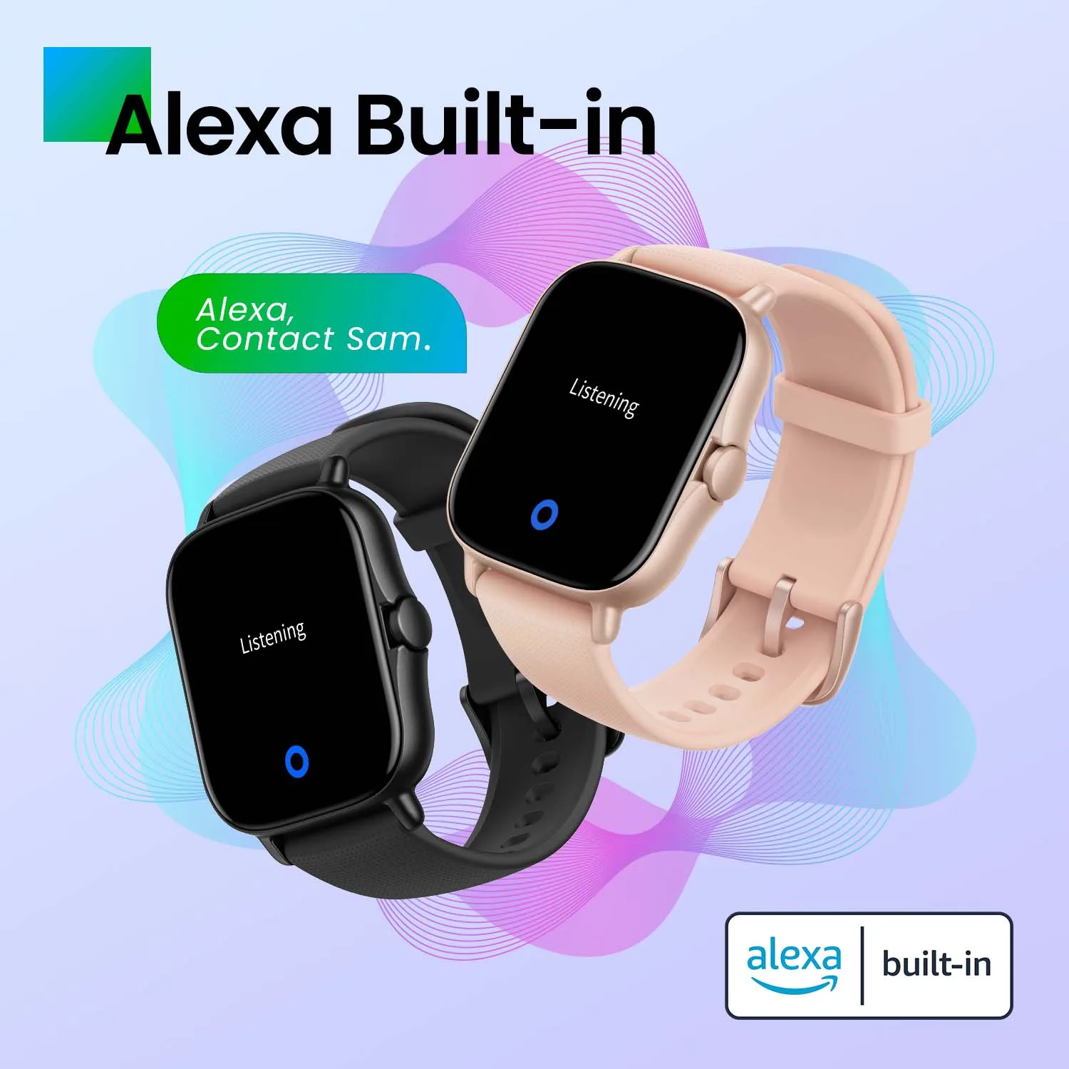 Смарт-часы Amazfit GTS 2 умные часы со встроенным Alexa для Android и IOS телефонов с функцией