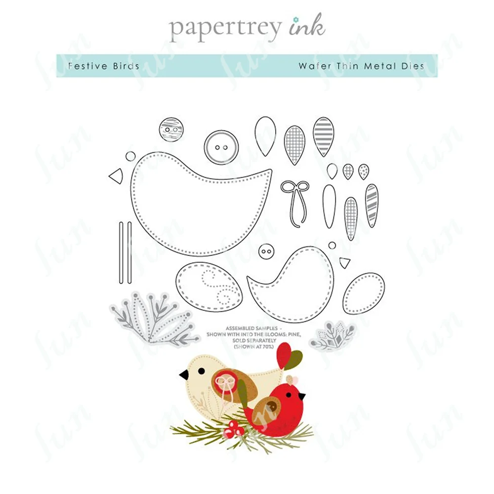 

Metal Cutting Dies Diy Scrapbooking Paper Craft New Christmas Festive Birds Making Album Card Embossing Template Handmade