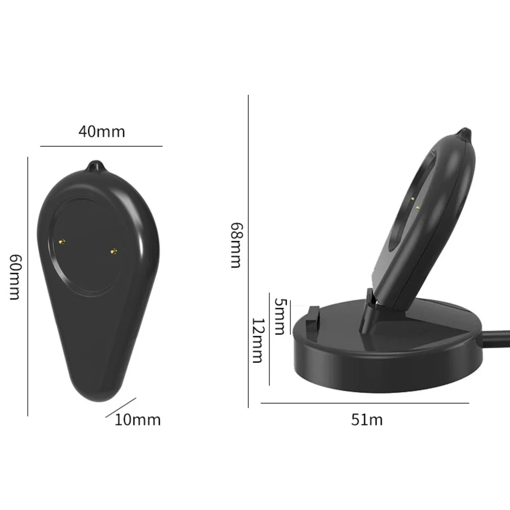 Фото Сменная док-станция для зарядного устройства USB для Amazfit Bip6, док-станция для зарядного устройства с USB-кабелем, настольная подставка, зарядное устройство 5 В, 1 А, держатель для зарядки, аксессуар №2