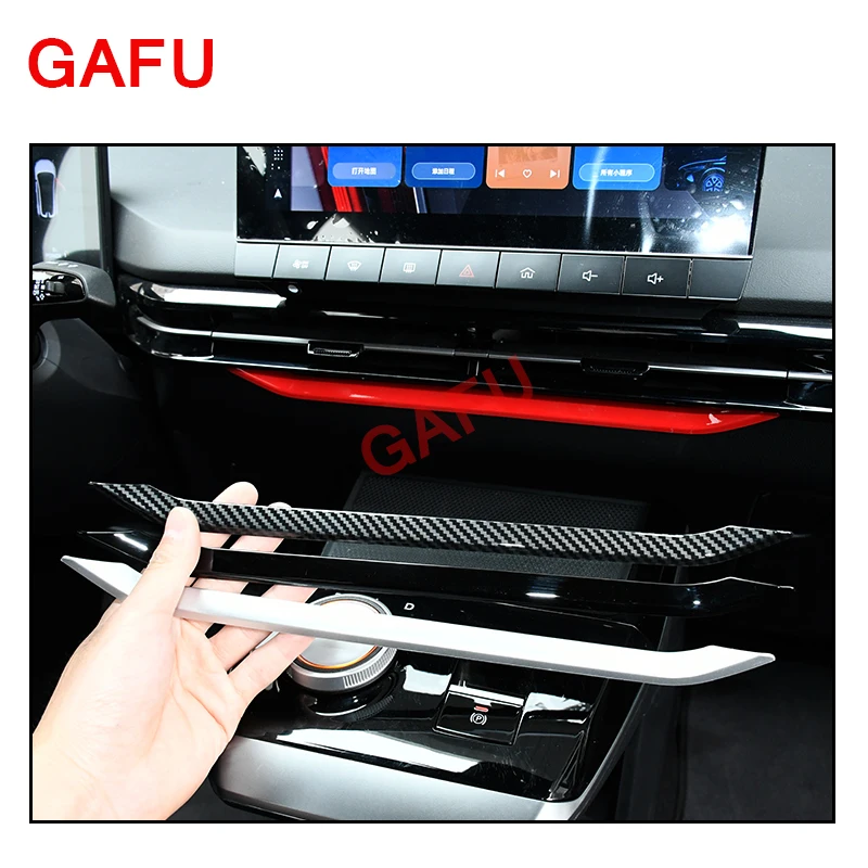 

For MG4 EV Mg 4 EH32 Mulan 2022 2023 Car Center Console Panel Decoration Stick Shift Protection Cover Outlet Bright Strip