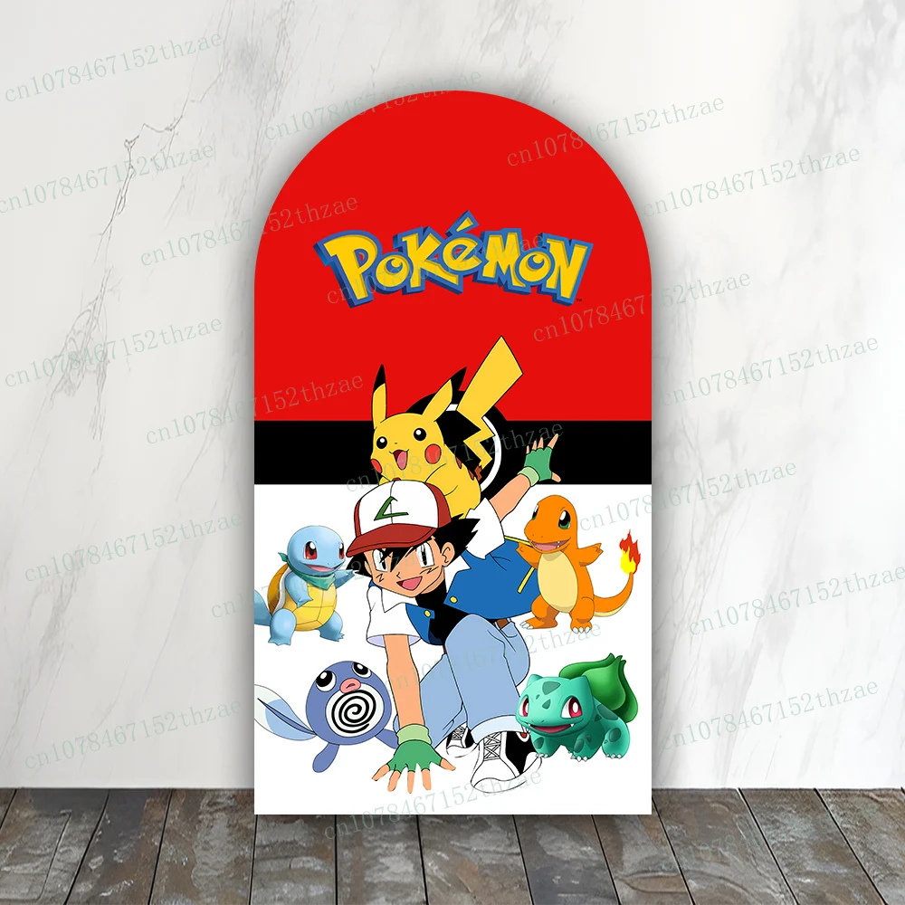 Pokemon Birthday Party Photo Background Arch Photography Backdrop Baby Shower
