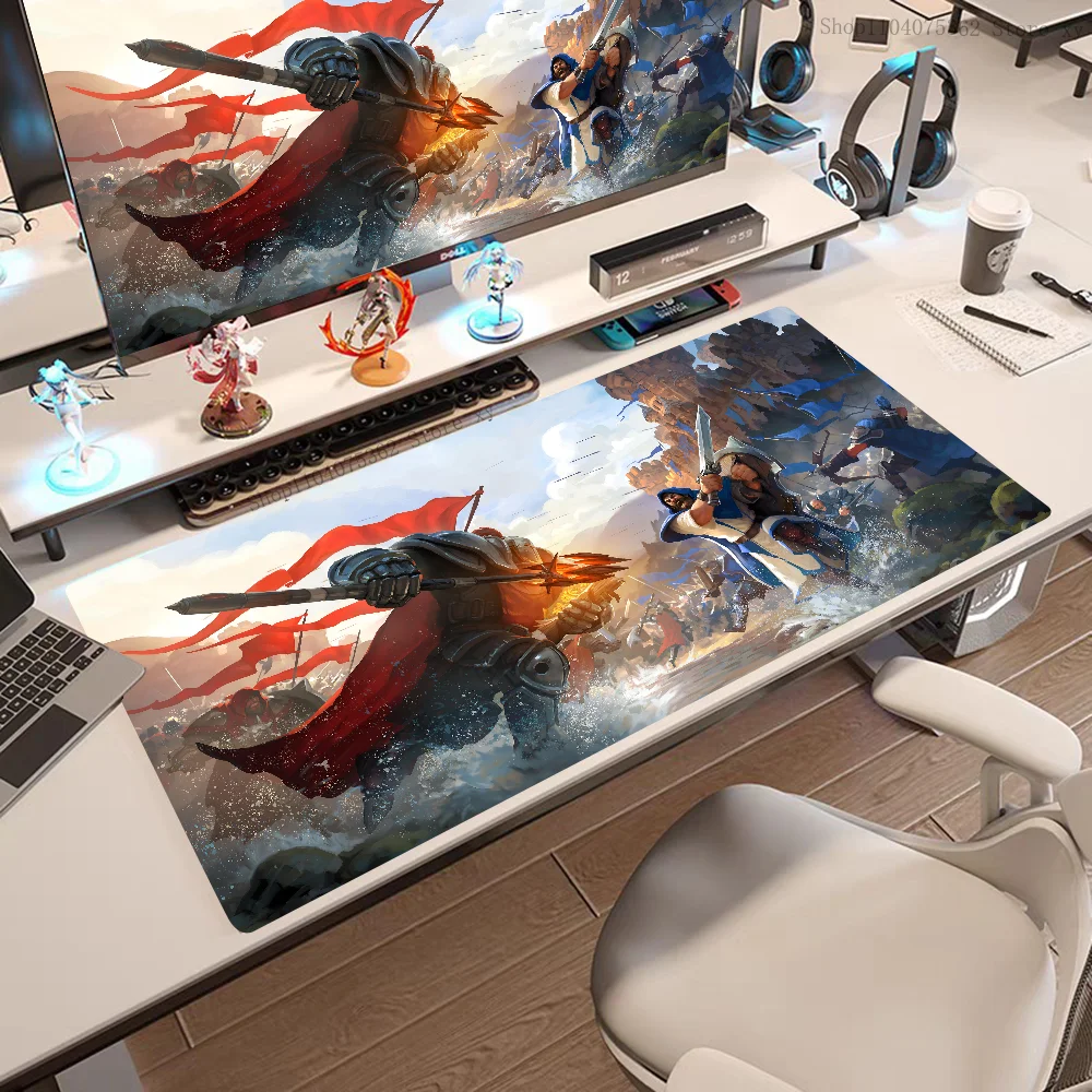 Albion Online Game Mousepad Large Keyboard Desk Mat Gaming Mouse Pad LockEdge Non-slip