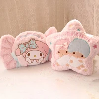 my melody sanrio japanese cute cartoon little twin star plush doll soft stuffed sweet pink hand warmer pillow room decoration