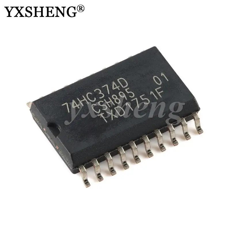 

10Pcs 74HC374D 74HC374 Wide Body 7.2mm SOP-20 SMD IC