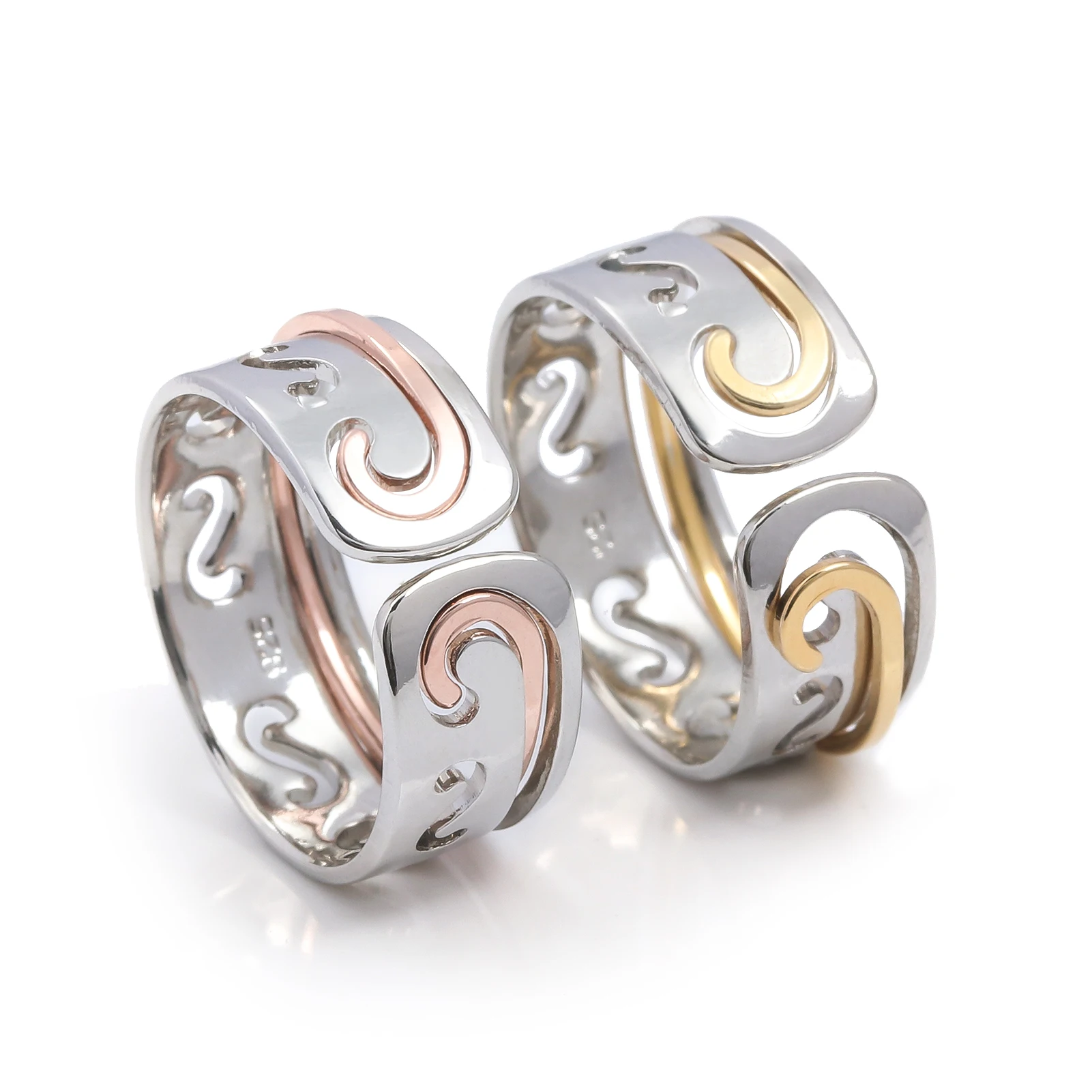 Czarny pierścionek Wukong 2 w 1 miedziany buddyjski słońce Mantra napinająca para zestaw pierścionków miłosnych dla kobiet mężczyzn