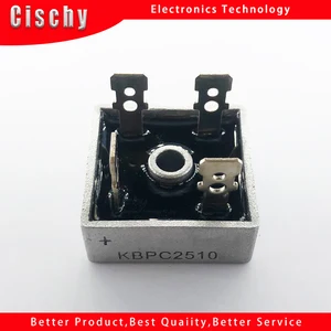 2pcs/lot KBPC5010 KBPC3510 KBPC2510 KBPC1510 KBPC1010 KBPC610 KBPC606 KBPC608 DIP-4 Single-phase rectifier bridge 6-50A 1000V