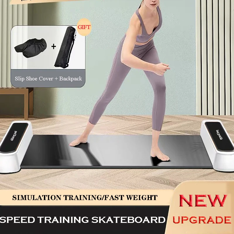 Upgrade High Quality Portable Skating Balance Speed Sliding Yoga Mat Home Gym Workout Lose Fat Leg Core Training Fitness Board