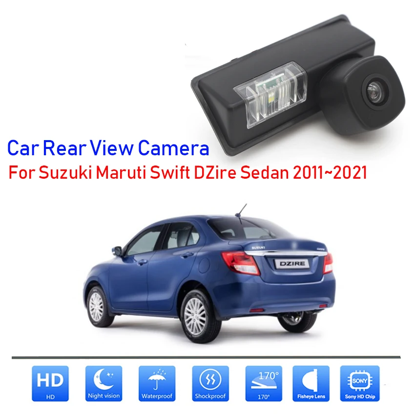 

Rear View Camera For Suzuki Maruti Dzire Swift Dzire 2012~2018 2019 2021 CCD HD Night Vision Reverse Parking Backup Camera