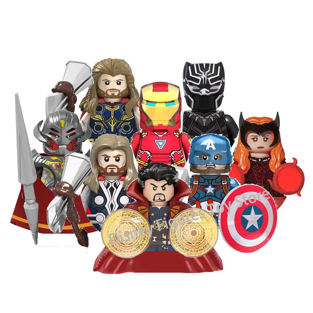 

Marvel Gem Ultron Bricks Toys Building Blocks Movie Anime Mini Action Toy Figures Super Hero Compatible with lego