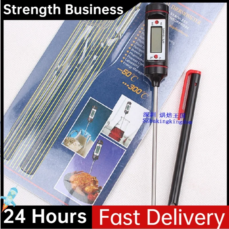 Cake Baking Tools LCD Electronic Thermometer for Food Meat Soup Barbecue Kitchen Tool Pen needle thermometer Water | Дом и сад