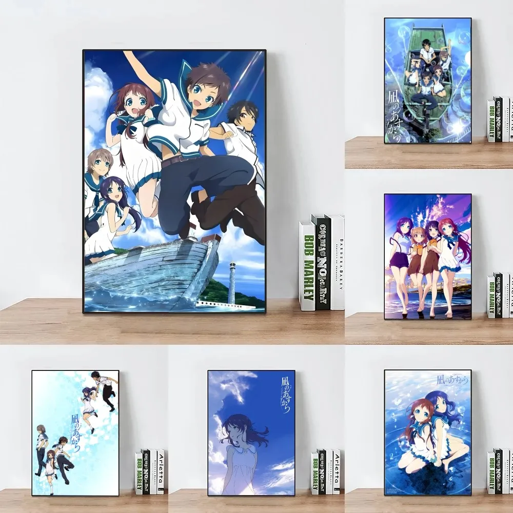 N-Nagi No A-Asukara Anime Manga Poster Wall Art Home Decor Room Digital Painting Living Restaurant Kitchen