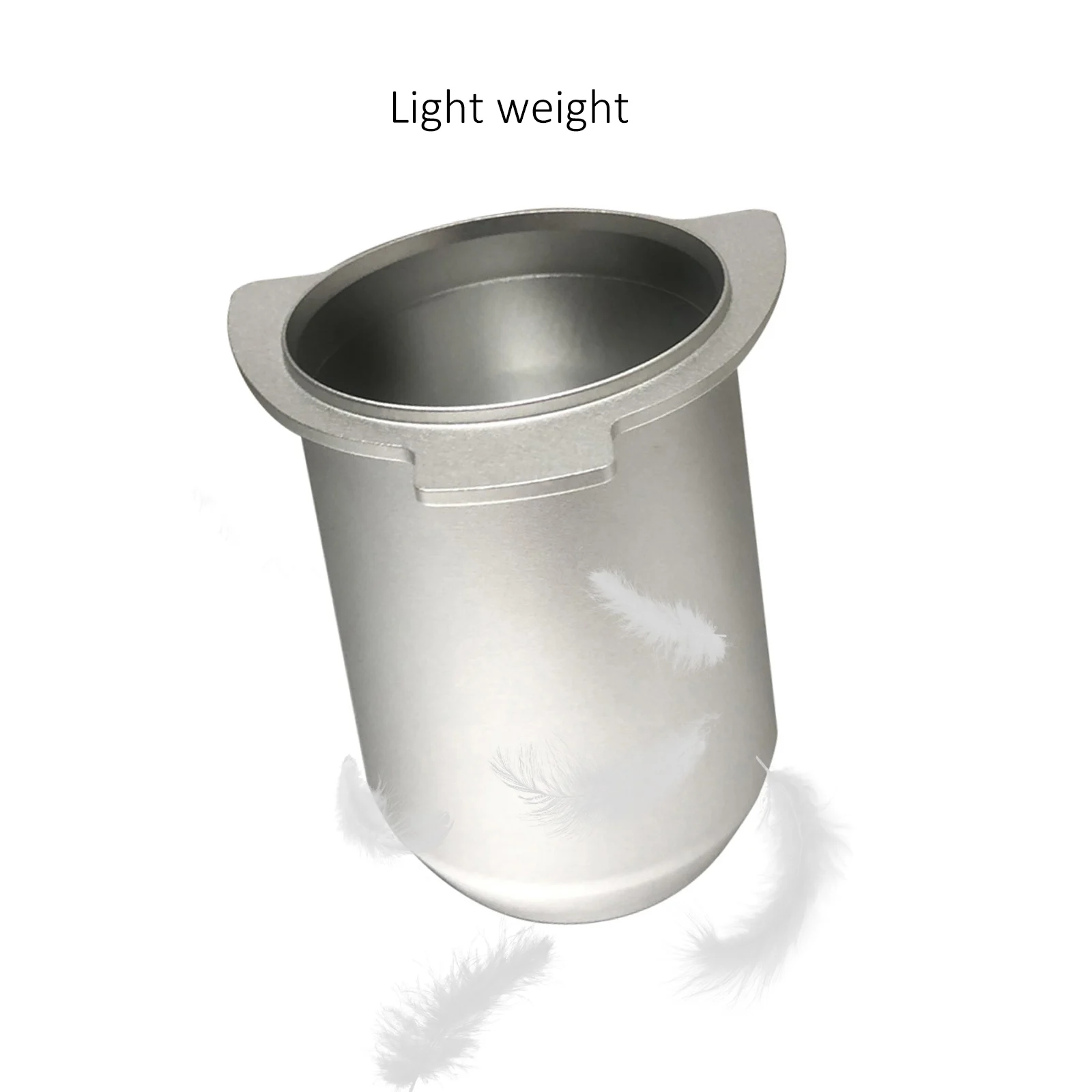 

Coffee Dosing Cup Aluminum Alloy Coffee Powder Feeder Part with Binaural Design for Breville 8 Independent Coffee Grinder