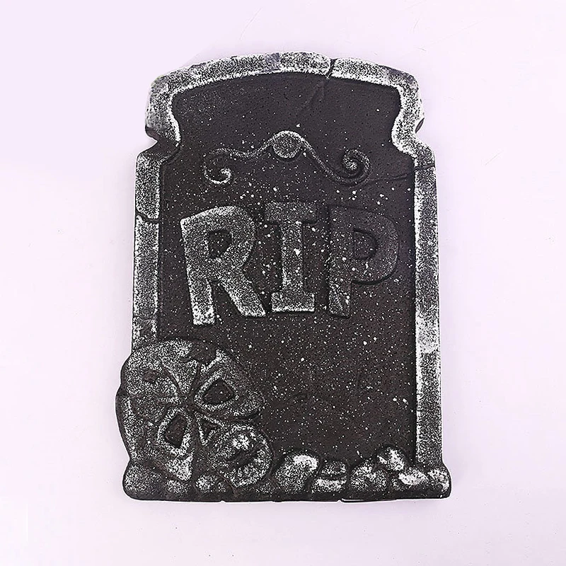 Набор Из 4 Предметов Украшения Для Кладбища На Хэллоуин Мини-надгробия Смоляные