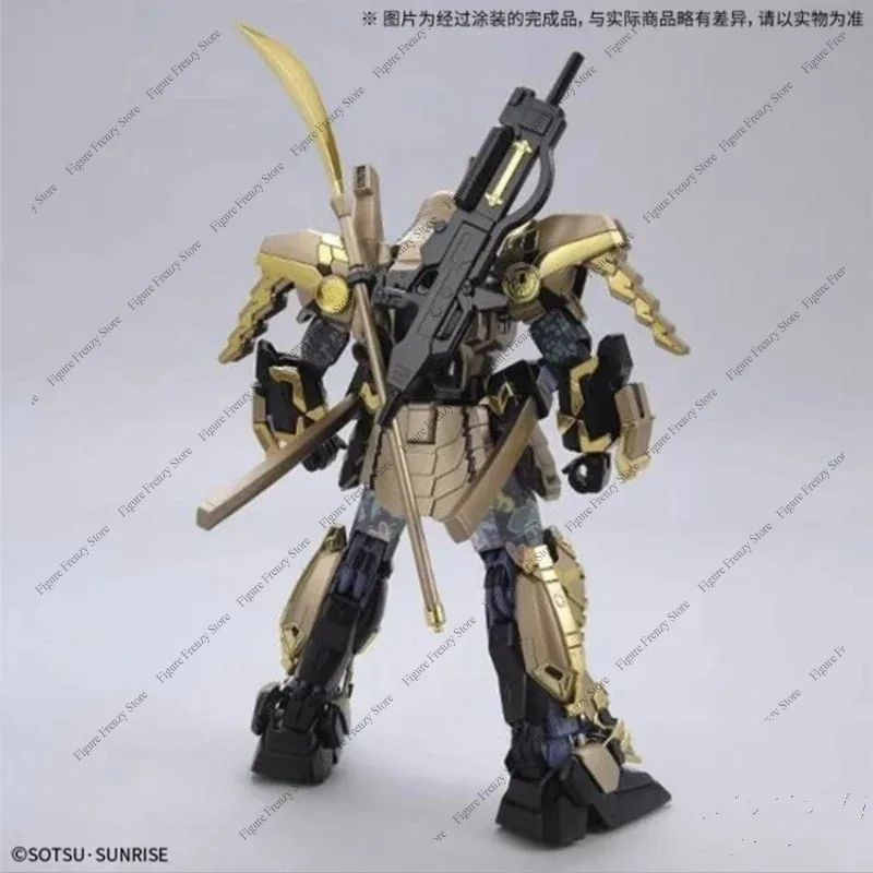 Фото Специальное предложение: Оригинальный конструктор Bandai Gundam MG 1/100 MUSHA GUNDAM Mk-II TOKUGAWA IEYASU VER, фигурка, игрушка, подарок №4