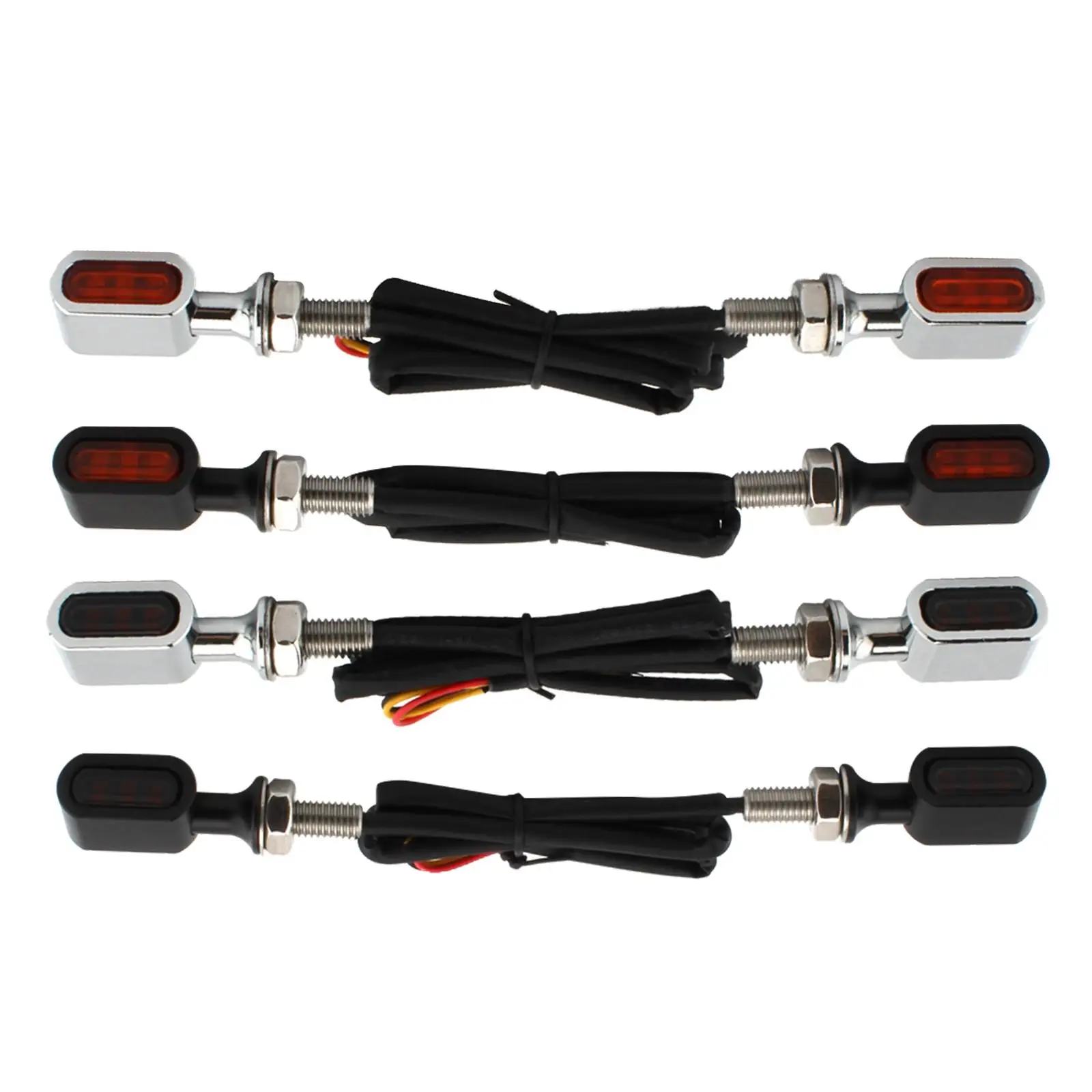 

Motorcycle Mini Turn Signal Light Handlebar Brake Clutch Marker Light for