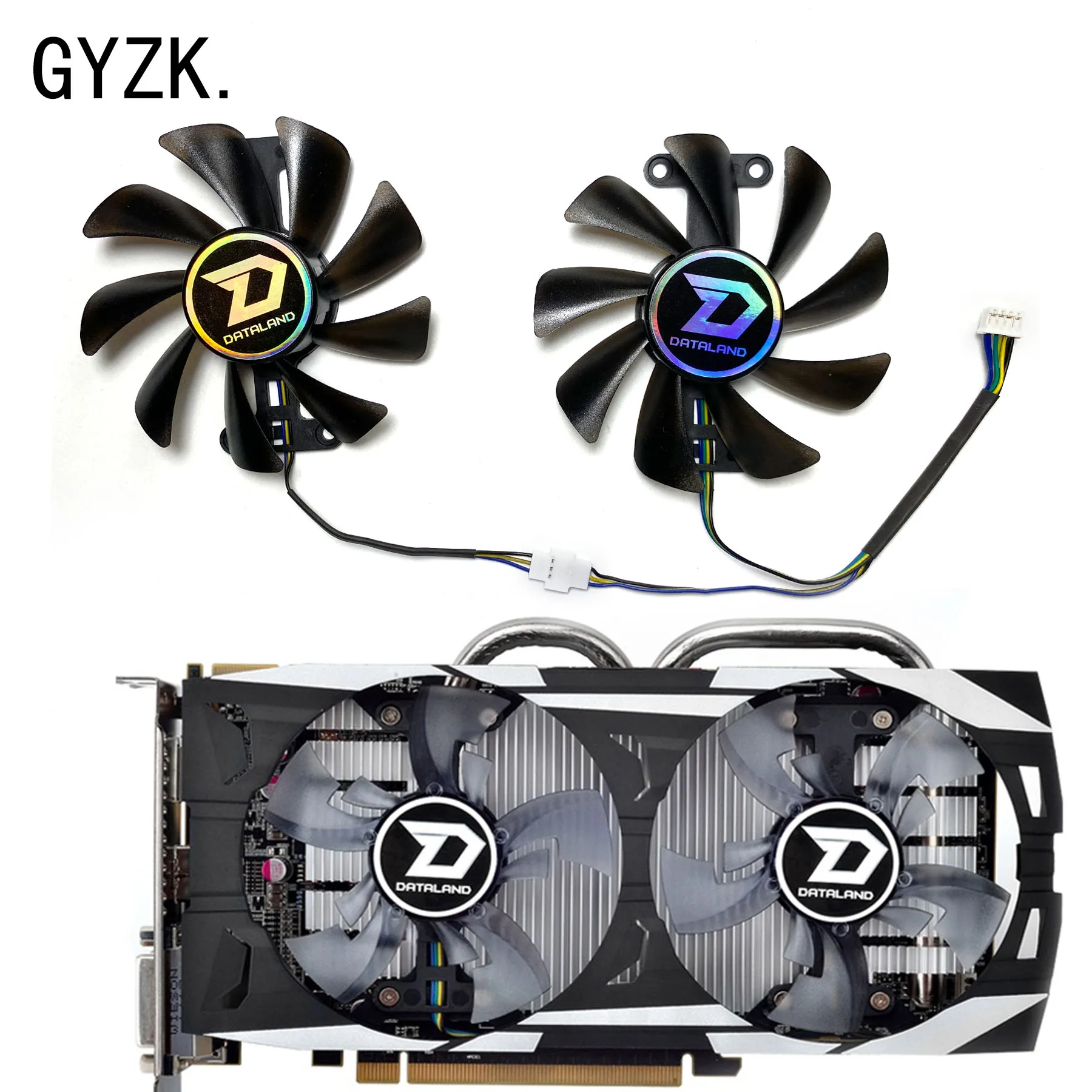 Новый запасной вентилятор для видеокарты DATALAND Radeon R9 370X 370 270 270X