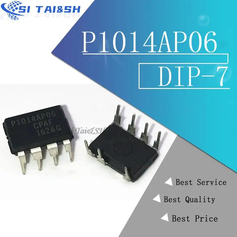 10pcs/lot P1014AP06 NCP1014 DIP DIP-7 new original | Integrated Circuits