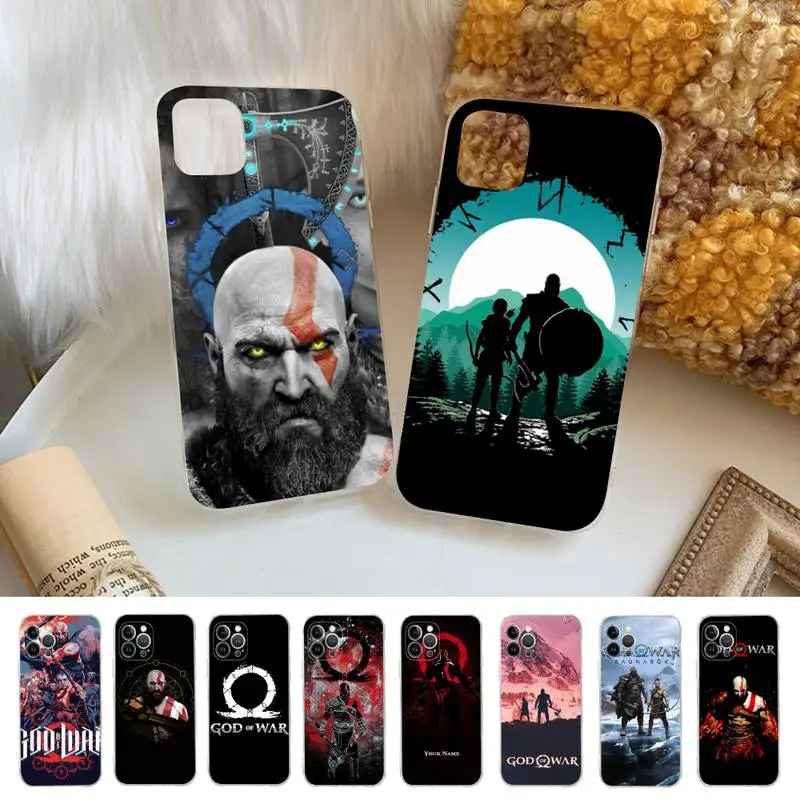 

God Of War Ragnarok Phone Case Silicone Soft for iphone 14 13 12 11 Pro Mini XS MAX 8 7 6 Plus X XS XR Cover