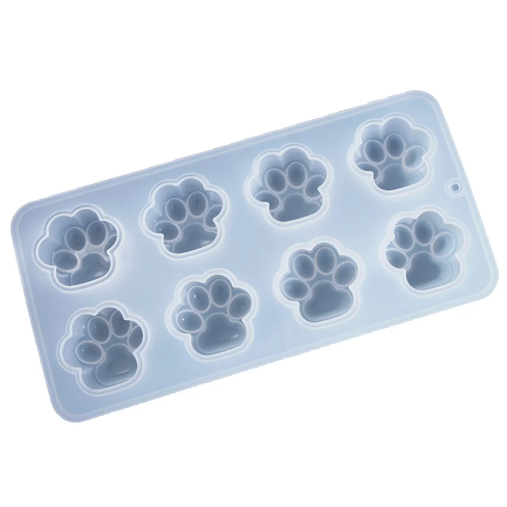 

Mold Resin Silicone Molds Epoxy Casting Diy 3D Animal Jewelry Cat Paw Making Dessert Nonstick Candy Pastry Jelly Cube Ice