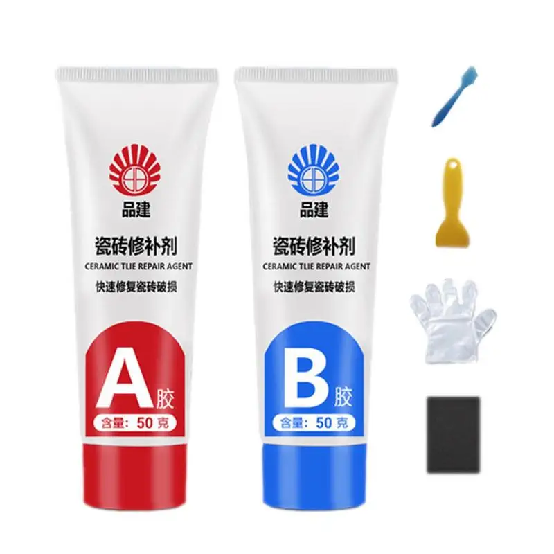 

Ceramic Tile Repair Kit Bathtub Repair Kit With Super Adhesion 100g Porcelain Sink Repair Kit Ceramic Chip Repair Kit Tile