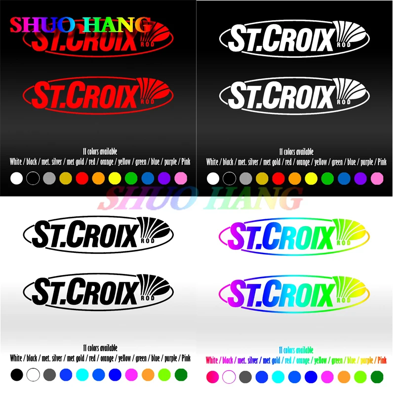 Виниловая наклейка на автомобиль с окном бампера для удочки St. Крейсера