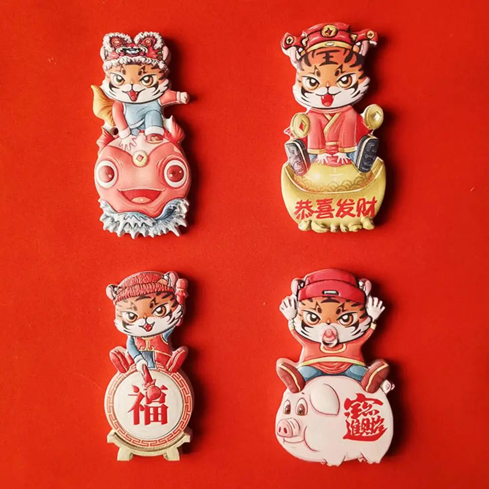 Магнит на холодильник милый Многофункциональный магнит в традиционном стиле с