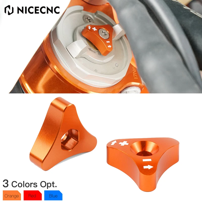 

48mm Front Shock Absorber Knob Adjuster For KTM EXC ECXF SX SXF XC XCW XCF XCWF 1050 1090 1190 Adventure Husaberg Husqvarna BETA