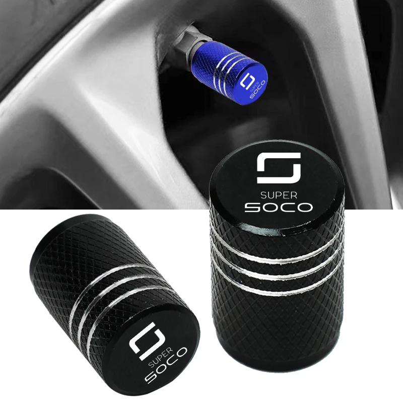 

For Super Soco CPx CUmini CUx TC 50 TC Max Wanderer TCMax Motorcycle CNC Aluminum Tire Valve Air Port Stem Cover Caps