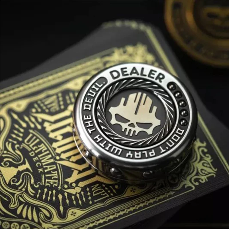 LAUTIE MINI Dealer Coin 2099 Poker Office Desks Fidget Spinner Adult Decompression Collectible Toys EDC Fidget enlarge
