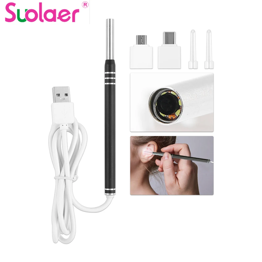 

3-in-1 Smart Ear Cleaner Ear Stick Endoscope Earpick Camera Otoscope Ear Cleaner Ear Wax Remover Ear Picker Earwax Removal Tool