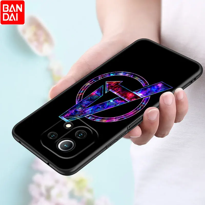 marvel comics luxury logo phone case for xiaomi mi 11 lite ne 11i 11t a3 a2 a1 10t poco x3 nfc gt f3 m3 m4 x4 pro 5g black cover free global shipping