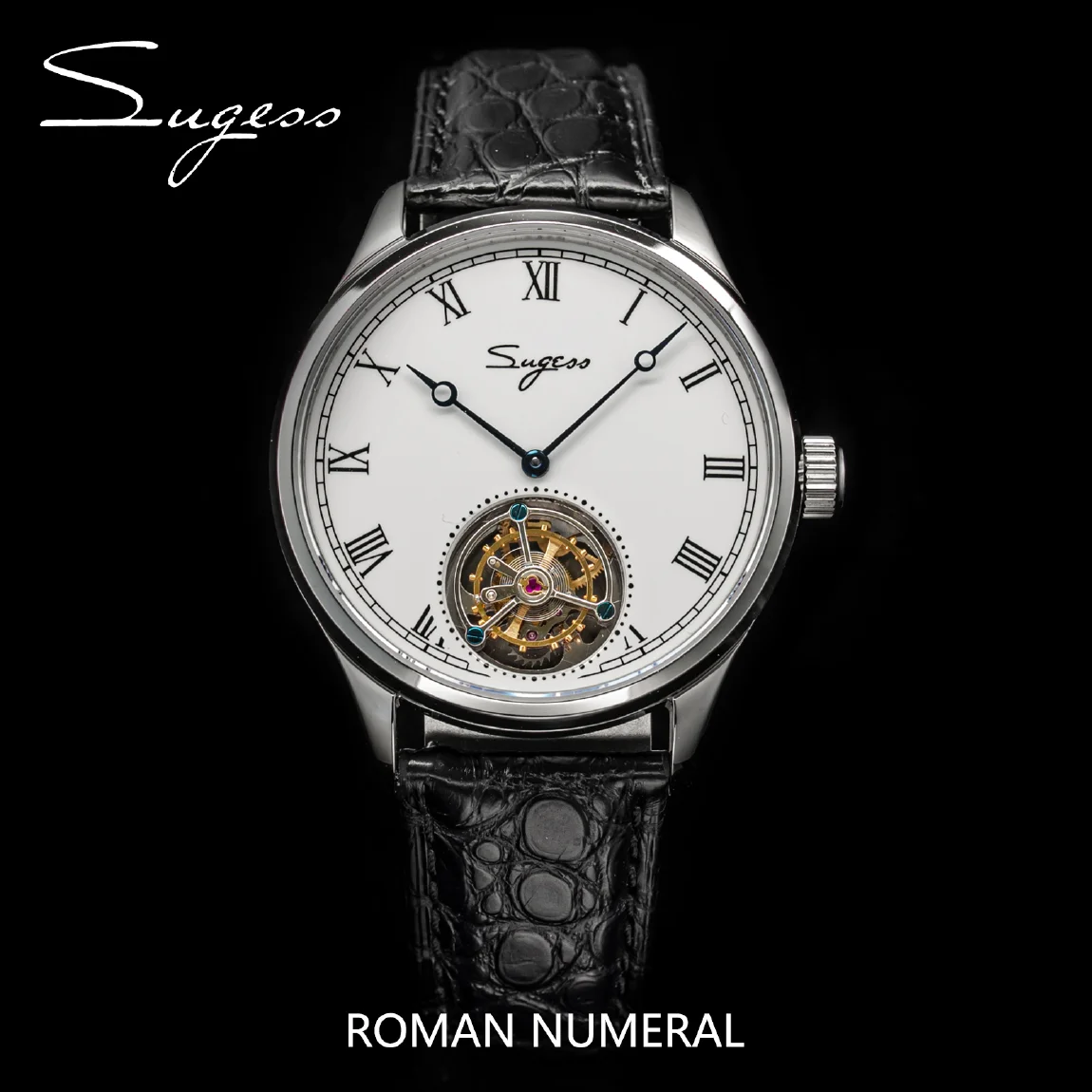 

Sugess 2021 Tourbillon Watch Luxury Men Mechanical Wristwatches Hand Wind Seagull ST8230 Movement Sapphire Crystal Luxury Gift