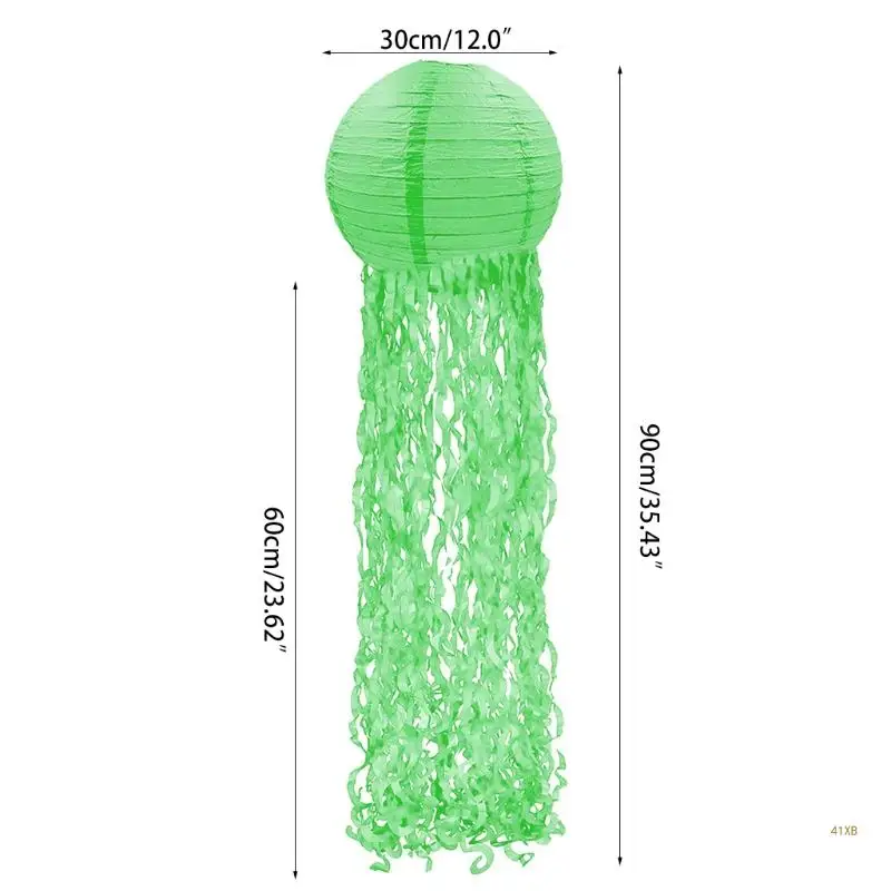 41XB Бумажные фонарики Бумажный материал 4 цвета на выбор для внутреннего и