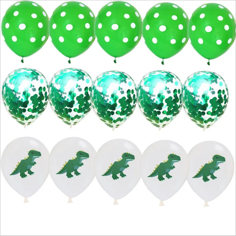 

12 Inch Birthday Wedding Dinosaur Party Decoration Latex Balloon Set Anniversary
