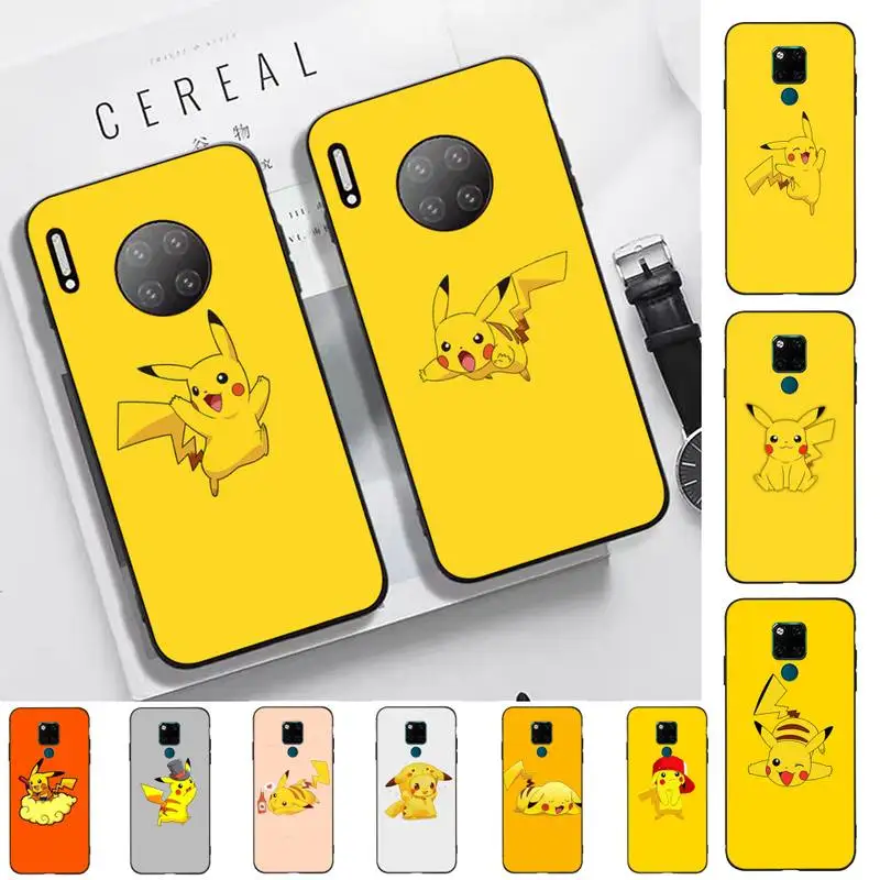 

BANDAI Pikachu Phone Case for Huawei Mate 20 10 9 40 30 lite pro X Nova 2 3i 7se