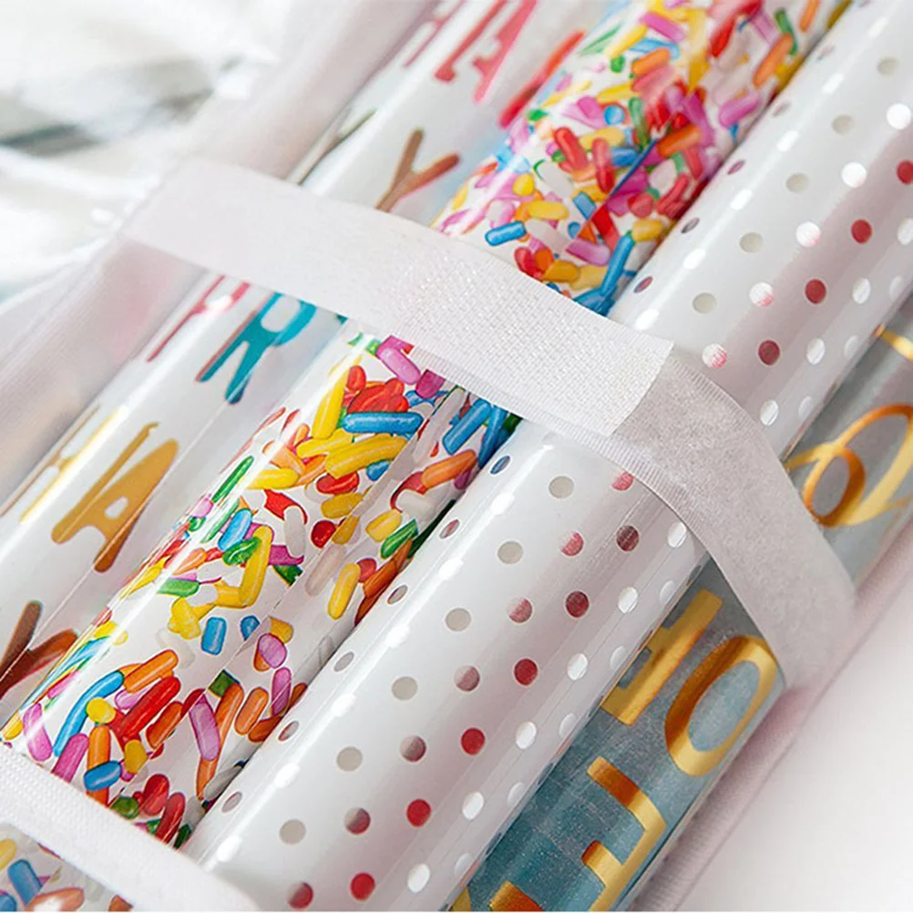 Gift Storage Organizer Wrap Christmas Container Hangingwrapping Paper Jewelry Sundries Wall Ribbonbows Holiday Holder 