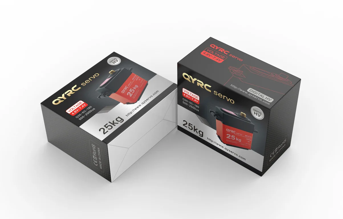 QYRC 25 кг Q20-5C-180 цифровой сервопривод с высоким крутящим моментом