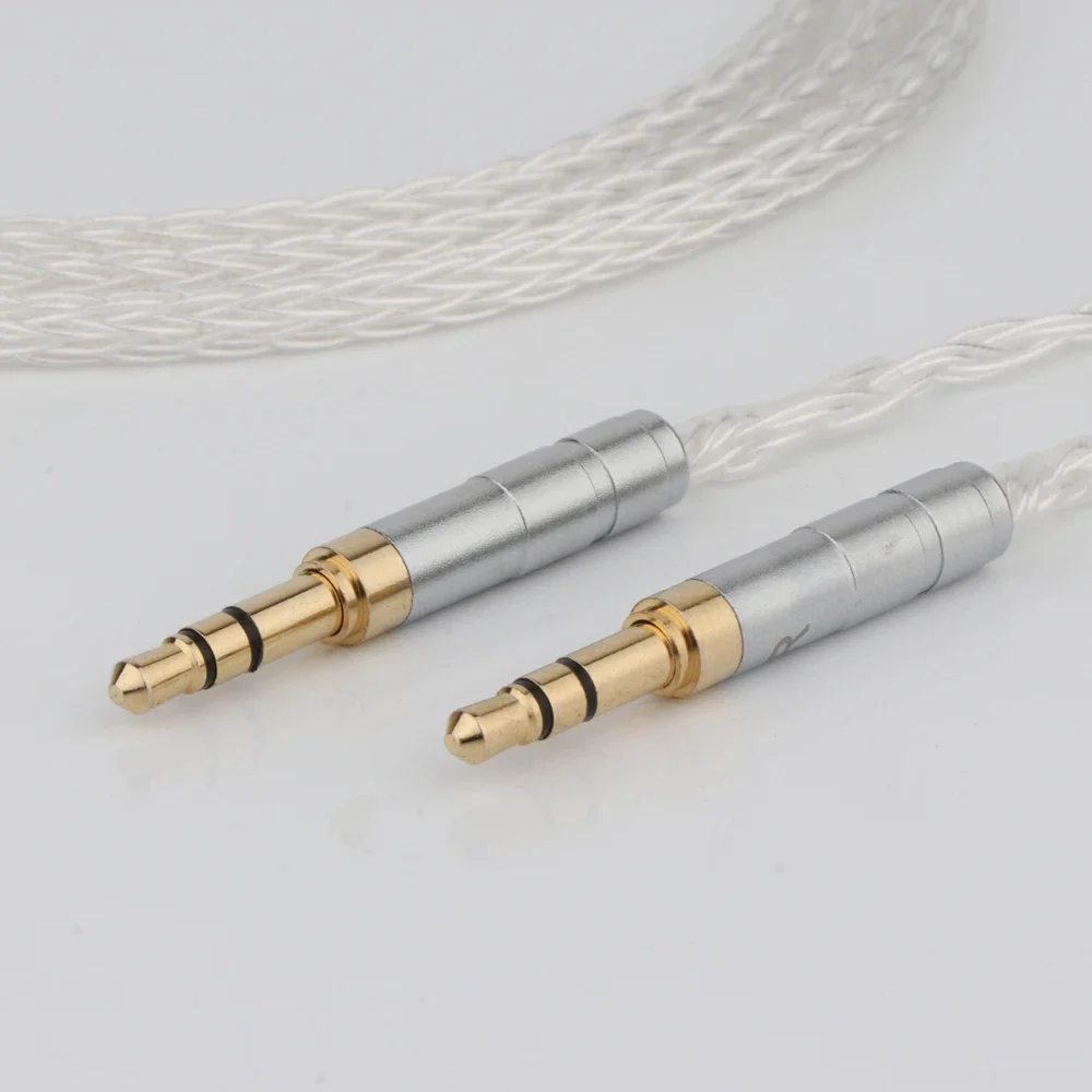 Кабель для наушников Hifi 8Cores с серебряным покрытием для Denon AH-D600 D7100 Hifiman Sundara Ananda HE1000se HE6se He400 (art.: 3920d91bc2afb) - 3920d91bc2afb