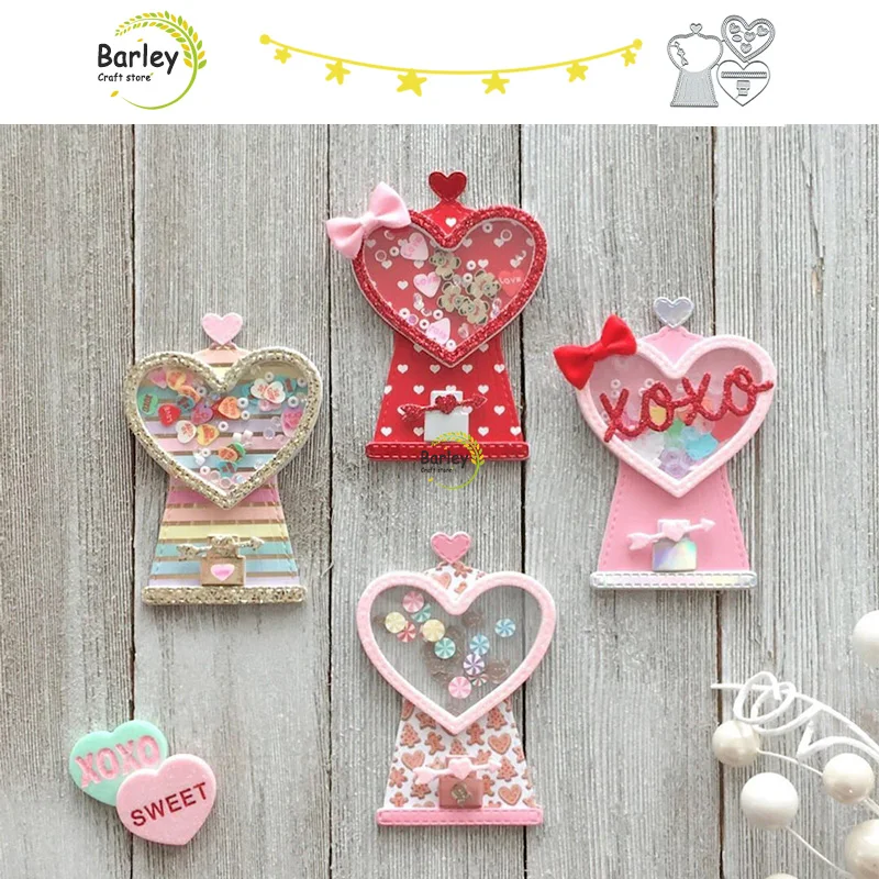 

Cutting Dies Heart Scrapbook Embossing DIY Decorative Album Cover Paper Cards Making Tool Craft Die Cut