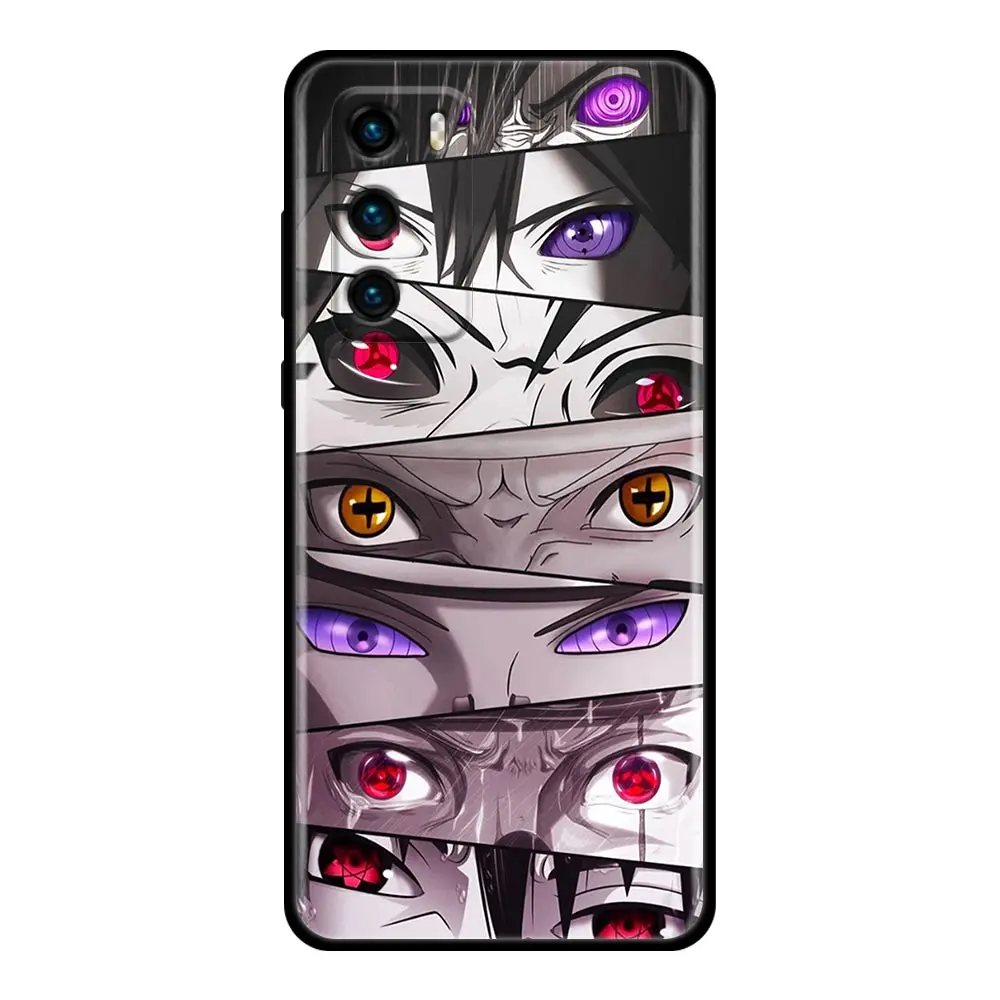 Anime Japan Ninja Naruto Eyes Silicone Phone Case For Huawei P30 P40 P20 P10 Lite P50 Pro P Smart 2019 Soft TPU Back Cover Coque images - 6