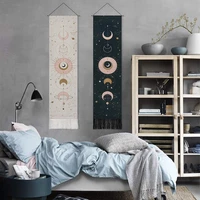 sun moon phases wall hanging tapestry boho art tapestries for home decor hanging wall decor bed room decor aesthetic accessories