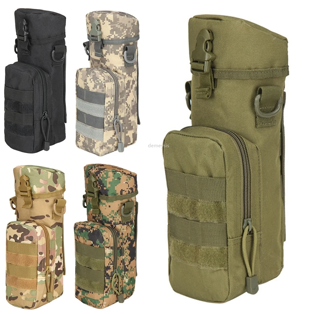 

Outdoor kettle Bag Tactical Kettle Shoulder bag Army Mountaineering Camping Hiking waist bag Shoulder Strap