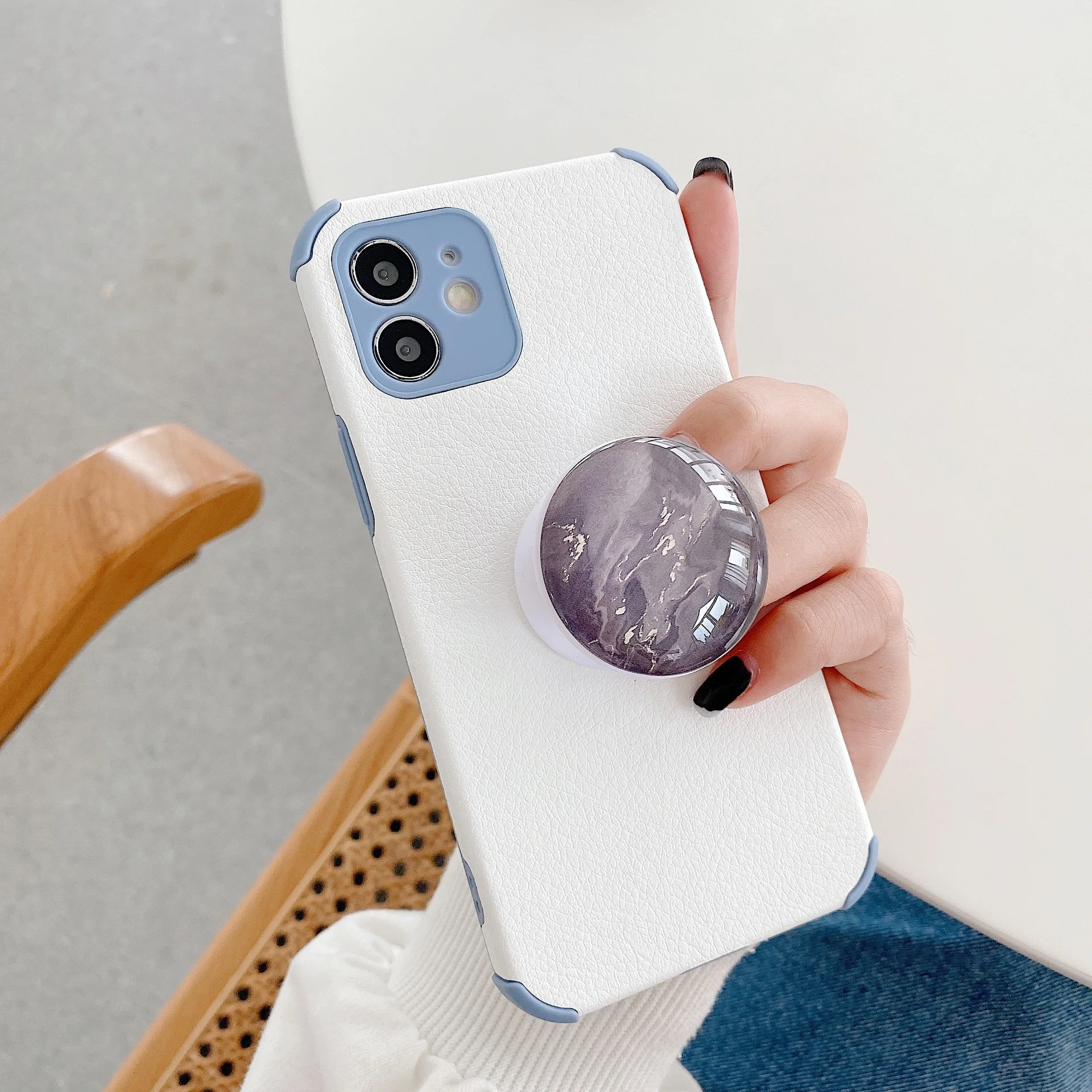 creative marble phone ring holder popular grip holders socket stand for cellphone finger back cover bracket mobile accessories free global shipping