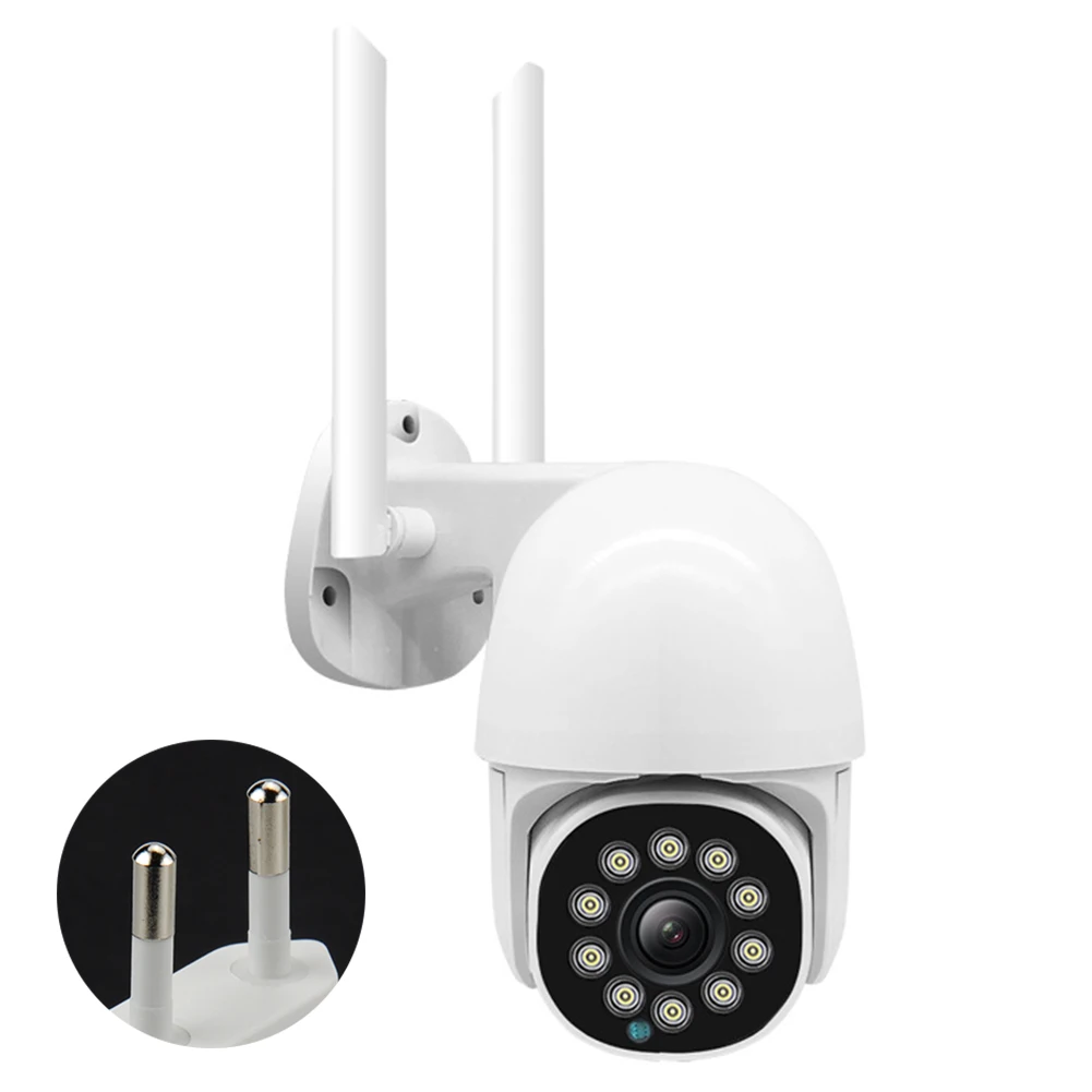 

Two Way Audio WiFi IP Security Camera Speed Dome Auto Tracking Wireless Outdoor Alarm Video Surveillance Night Vision Waterproof