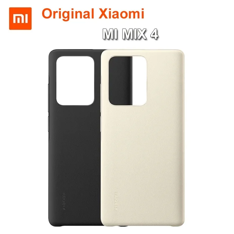 

Original Xiaomi Mi Mix 4 Premium Leather Phone Case Scratch-Resistant Solid Color Cover for Xiaomi Mix 4 Mix4 Case