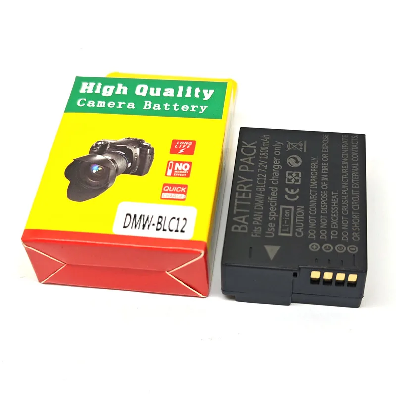 DMW-BLC12 DMW-BLC12E Высококачественный аккумулятор для камеры Panasonic DMC-GH2S FZ3 G95 G85 G80 G5 G6 G7 GX8 FZ200 FZ300 FZ2500 FZ1000 (art.: 3920d01295fb1) - 3920d01295fb1